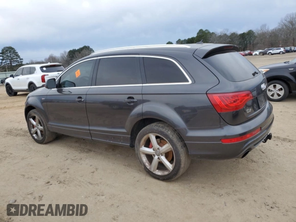 2012 Audi Q7 3.0T S line with VIN WA1DGAFE5CD009337, listed as a Copart auction lot 89097775 with 154,758 mi miles and Clean Title. Bid and sale history available at carsss.com. Image 2.