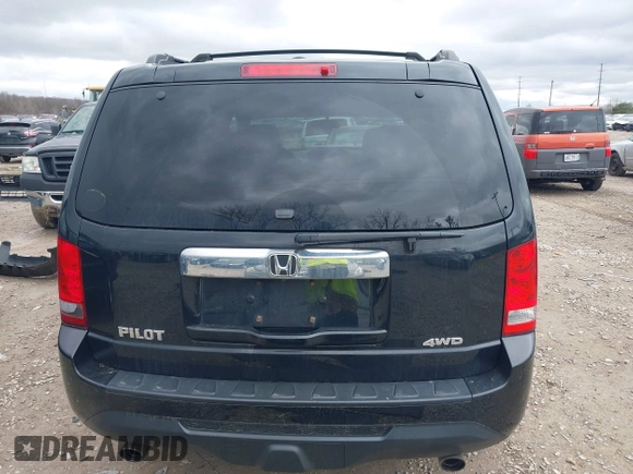2012 Honda Pilot EX-L with VIN 5FNYF4H69CB076534, listed as a IAAI auction lot 41853158 with 189,003 mi miles. Bid and sale history available at carsss.com. Image 16.