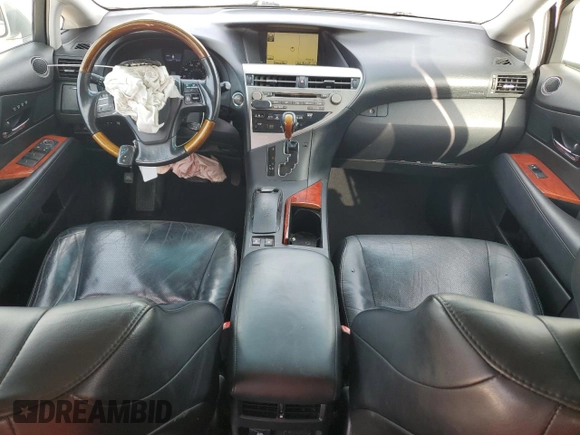 2010 Lexus RX 350 with VIN 2T2BK1BA7AC001406, listed as a Copart auction lot 63128955 with 220,634 mi miles and Salvage title. Bid and sale history available at DreamBid. Image 8.