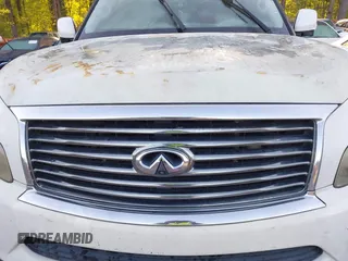 2012 Infiniti QX56 7-passenger with VIN JN8AZ2NF8C9517909, listed as a IAAI auction lot 41982636 with 186,422 mi miles. Bid and sale history available at carsss.com. Image 10.