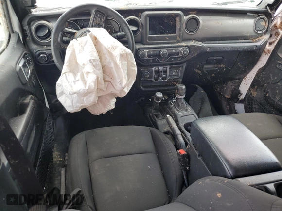 2023 Jeep Wrangler Willys with VIN 1C4HJXDN6PW529670, listed as a Copart auction lot 59550535 with 48,670 mi miles and Salvage title. Bid and sale history available at DreamBid. Image 8.