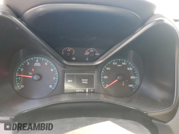 2016 Chevrolet Colorado 2WD WT with VIN 1GCGSBEA0G1119368, listed as a Copart auction lot 50881705 with 93,614 mi miles and Salvage title. Bid and sale history available at DreamBid. Image 9.