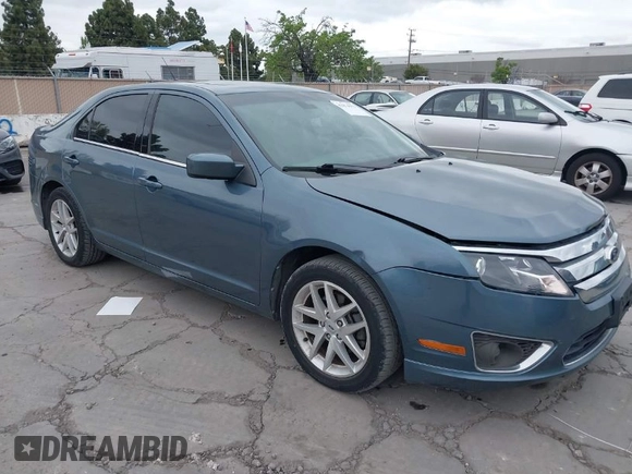 2012 Ford Fusion SEL with VIN 3FAHP0JG5CR409020, listed as a IAAI auction lot 42074553 with 90,962 mi miles. Bid and sale history available at carsss.com. Image 1.