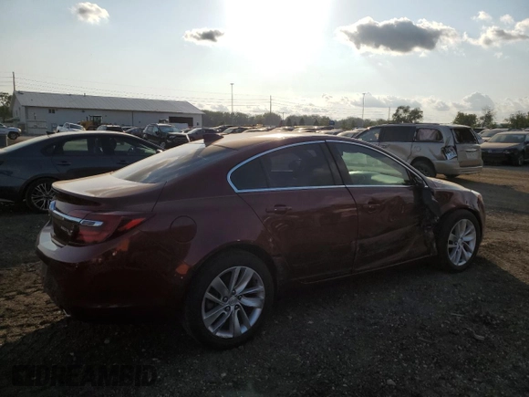2016 Buick Regal Premium II with VIN 2G4GT5GX7G9174570, listed as a Copart auction lot 69968344 with 121,356 mi miles and Salvage Title. Bid and sale history available at carsss.com. Image 3.