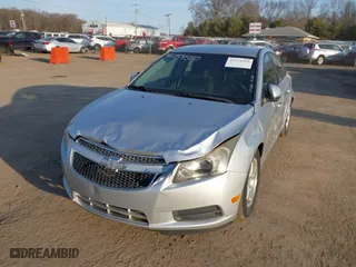 2011 Chevrolet Cruze LT w/1LT with VIN 1G1PF5S90B7224989, listed as a IAAI auction lot 41754560 with 155,010 mi miles. Bid and sale history available at carsss.com. Image 2.