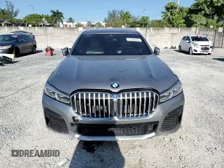 2020 BMW 7 Series 740i with VIN WBA7T2C02LCD43327, listed as a Copart auction lot 52796565 with 79,744 mi miles and Non Repairable. Bid and sale history available at carsss.com. Image 14.