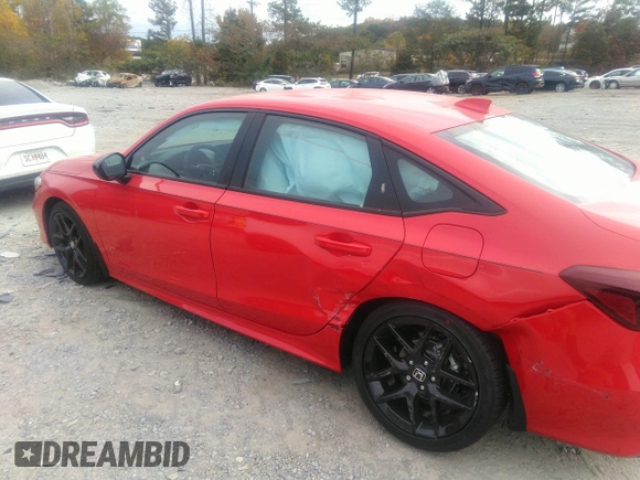 2025 Honda Civic Sport with VIN 2HGFE2F58SH531117, listed as a IAAI auction lot 40765885 with 205 mi miles and . Bid and sale history available at carsss.com. Image 14.