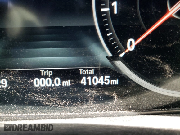 2018 BMW X6 sDrive35i with VIN 5UXKU0C56J0G81014, listed as a Copart auction lot 58932340 with 41,045 mi miles. Bid and sale history available at carsss.com. Image 8.