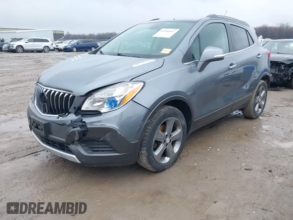 2014 Buick Encore with VIN KL4CJASB7EB592744, listed as a IAAI auction lot 41991047 with 92,702 mi miles. Bid and sale history available at carsss.com. Image 17.