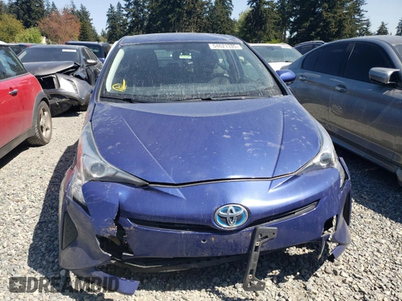 2016 Toyota Prius Two with VIN JTDKBRFU0G3505594, listed as a Copart auction lot 54621335 with 341,296 mi miles and Clean Title. Bid and sale history available at DreamBid. Image 5.
