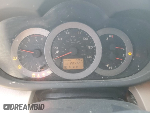 2008 Toyota RAV4 with VIN JTMZD33V686076304, listed as a Copart auction lot 54442875 with 204,981 mi miles and Clean Title. Bid and sale history available at carsss.com. Image 9.