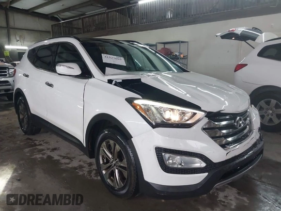 2014 Hyundai Santa Fe Sport with VIN 5XYZU3LB9EG140446, listed as a IAAI auction lot 41527693 with 129,610 mi miles. Bid and sale history available at carsss.com. Image 1.