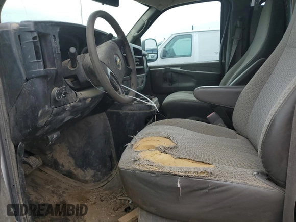 2014 Chevrolet Express Cargo with VIN 1GCWGFBA8E1125053, listed as a Copart auction lot 51690415 with 165,609 mi miles and Salvage title. Bid and sale history available at DreamBid. Image 7.