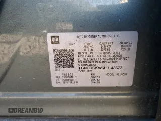 2023 Chevrolet Traverse LT Cloth with VIN 1GNERGKW6PJ148672, listed as a Copart auction lot 49722365 with 81,800 mi miles and Salvage title. Bid and sale history available at DreamBid. Image 13.