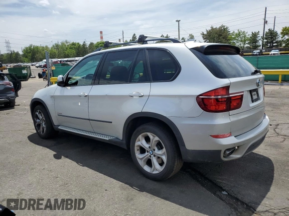 2013 BMW X5 xDrive50i with VIN 5UXZV8C58D0C14983, listed as a Copart auction lot 58820795 with 99,337 mi miles and Salvage title. Bid and sale history available at DreamBid. Image 2.