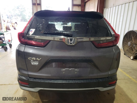 2020 Honda CR-V LX with VIN 7FARW1H2XLE007839, listed as a Copart auction lot 45573735 with 117,111 mi miles and Salvage Title. Bid and sale history available at carsss.com. Image 6.