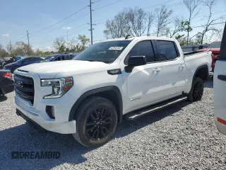 2021 GMC Sierra 1500 Elevation with VIN 3GTU9CED2MG481021, listed as a Copart auction lot 43946165 with 39,820 mi miles and Salvage Title. Bid and sale history available at DreamBid. Image 1.