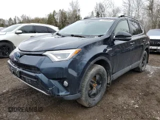 2018 Toyota RAV4 Hybrid SE with VIN JTMJJREV6JD225530, listed as a Copart auction lot 52000985 with 150,642 mi miles and Salvage title. Bid and sale history available at DreamBid. Image 1.