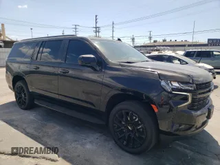 2023 Chevrolet Suburban RST with VIN 1GNSCEKD7PR187831, listed as a Copart auction lot 71786524 with 42,507 mi miles and Salvage Title. Bid and sale history available at carsss.com. Image 4.