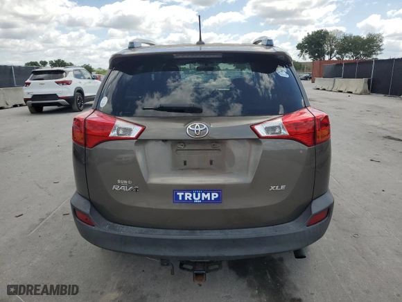 2014 Toyota RAV4 XLE with VIN JTMWFREV9ED042037, listed as a Copart auction lot 53355335 with 175,141 mi miles and Clean Title. Bid and sale history available at carsss.com. Image 6.