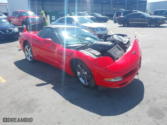 2000 Chevrolet Corvette with VIN 1G1YY32G3Y5104495, listed as a IAAI auction lot 41877219 with 74,465 mi miles. Bid and sale history available at carsss.com. Image 1.