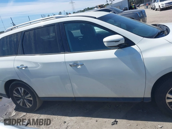 2017 Nissan Pathfinder SV with VIN 5N1DR2MM2HC689187, listed as a IAAI auction lot 41737686 with 103,024 mi miles and . Bid and sale history available at DreamBid. Image 13.