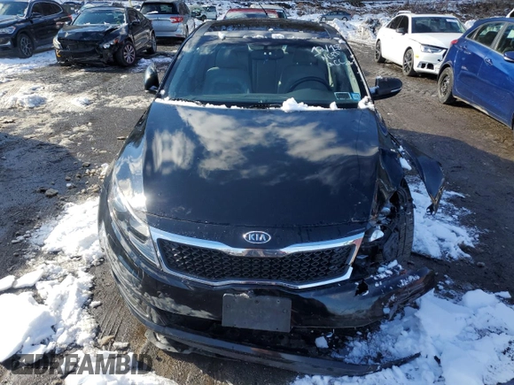 2011 Kia Optima EX with VIN KNAGN4A66B5157495, listed as a Copart auction lot 43417765 with 133,770 mi miles and Salvage Title. Bid and sale history available at carsss.com. Image 5.