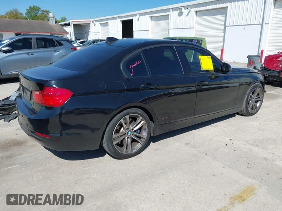 2015 BMW 3 Series 328i with VIN WBA3C1C54FP116669, listed as a IAAI auction lot 41786927 with 158,320 mi miles and . Bid and sale history available at carsss.com. Image 4.