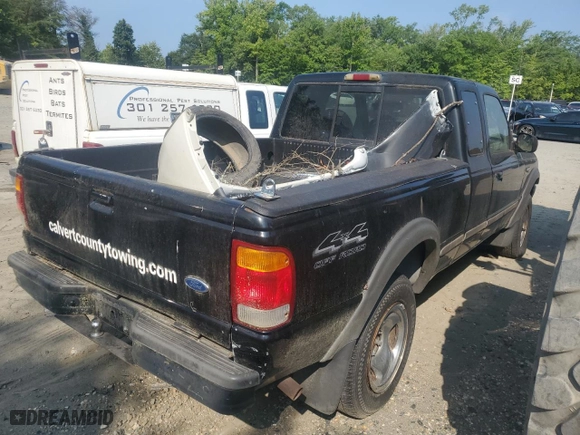 1998 Ford Ranger XL with VIN 1FTZR15X3WTA23658, listed as a Copart auction lot 63882824 with 227,406 mi miles and Non Repairable. Bid and sale history available at carsss.com. Image 3.