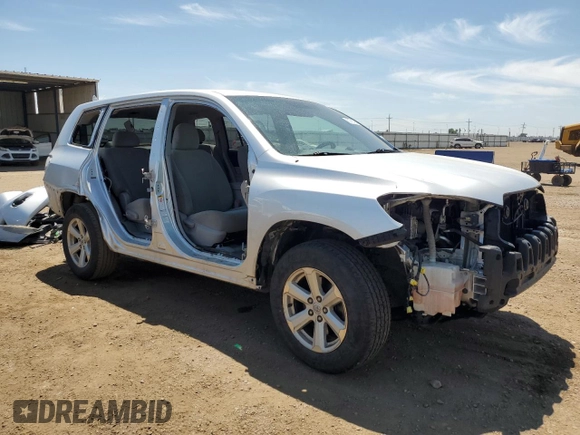 2010 Toyota Highlander with VIN 5TDBK3EH1AS033378, listed as a Copart auction lot 62781295 with 189,082 mi miles and Salvage title. Bid and sale history available at DreamBid. Image 4.