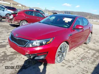 2015 Kia Optima SX Turbo with VIN 5XXGR4A68FG482416, listed as a IAAI auction lot 41547023 with 81,067 mi miles. Bid and sale history available at carsss.com. Image 18.