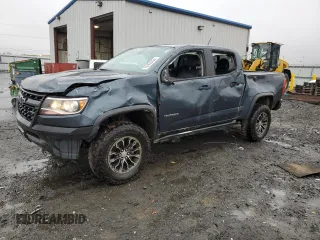 2020 Chevrolet Colorado 4WD ZR2 z VIN 1GCGTEEN8L1107576, wystawiony jako Copart lot #78465434 z przebiegiem 132 882 mil mil oraz Szkoda całkowita • Salvage title. Historia ofert i sprzedaży dostępna na DreamBid. Obrazek 1.