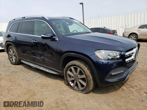 2021 Mercedes-Benz GLS with VIN 4JGFF5KE2MA399729, listed as a Copart auction lot 56208983 with 29,172 mi miles. Bid and sale history available at carsss.com. Image 4.