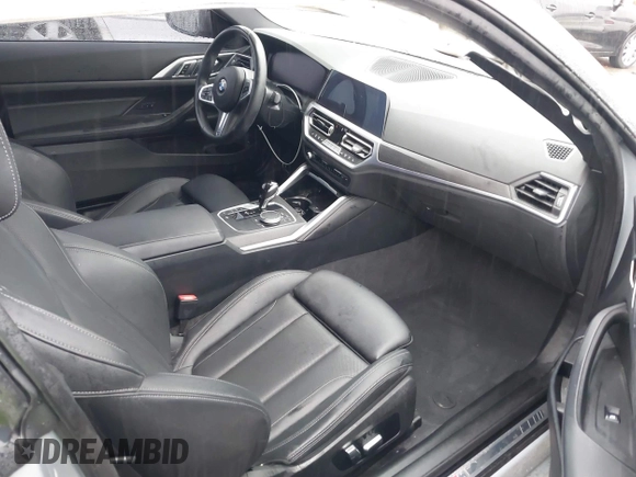 2023 BMW 4 Series 430i with VIN WBA53AP09PCM33735, listed as a IAAI auction lot 41547279 with 28,822 mi miles and . Bid and sale history available at DreamBid. Image 5.