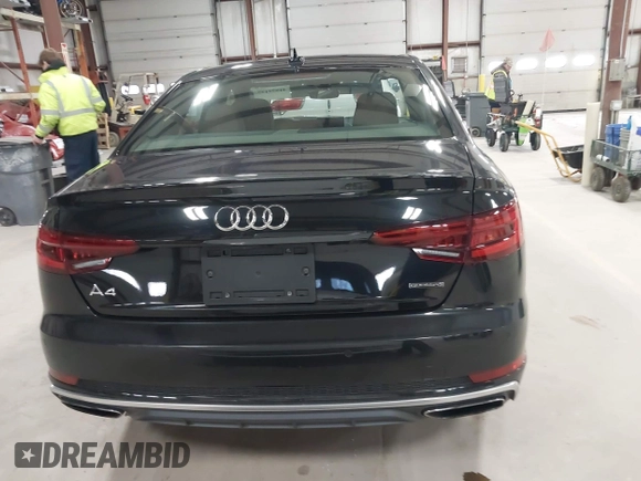 2019 Audi A4 Premium Plus with VIN WAUENAF48KA041431, listed as a IAAI auction lot 41977177 with 53,537 mi miles. Bid and sale history available at carsss.com. Image 16.