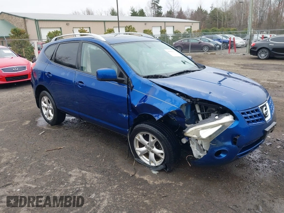 2009 Nissan Rogue SL with VIN JN8AS58T09W056867, listed as a IAAI auction lot 41808155 with 232,172 mi miles and . Bid and sale history available at DreamBid. Image 1.