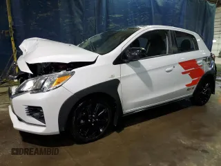 2023 Mitsubishi Mirage Black Edition z VIN ML32AWHJ3PH006444, wystawiony jako Copart lot #42985065 z przebiegiem 15 858 mil mil oraz Czysty tytuł • Clean title. Historia ofert i sprzedaży dostępna na DreamBid. Obrazek 1.