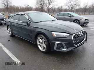 2021 Audi A5 Sportback S line Premium Plus with VIN WAUFACF50MA052060, listed as a IAAI auction lot 41466859 with 50,911 mi miles. Bid and sale history available at carsss.com. Image 1.