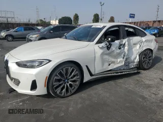 2023 BMW 4 Series 430i z VIN WBA63AV04PFP55575, wystawiony jako Copart lot #83622774 z przebiegiem 18 167 mil mil oraz Szkody całkowita. Historia ofert i sprzedaży dostępna na DreamBid. Obrazek 1.