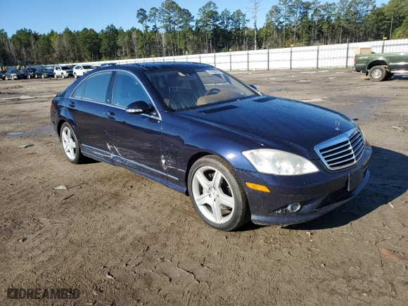 2008 Mercedes-Benz S-Class 5.5L V8 with VIN WDDNG86X48A236554, listed as a Copart auction lot 47063875 with 126,402 mi miles and Salvage Title. Bid and sale history available at carsss.com. Image 4.