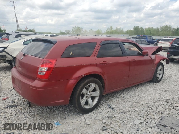2005 Dodge Magnum RT z VIN 2D4GV58275H622667, wystawiony jako Copart lot #56825355 z przebiegiem Nie podano mil oraz Szkoda całkowita • Salvage title. Historia ofert i sprzedaży dostępna na DreamBid. Obrazek 3.