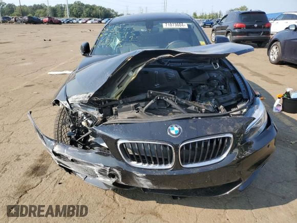 2017 BMW 2 Series M240i xDrive with VIN WBA2G3C3XH7A25521, listed as a Copart auction lot 71073604 with 0 mi miles and Clean Title. Bid and sale history available at carsss.com. Image 5.