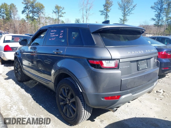 2019 Land Rover Range Rover Evoque SE with VIN SALVP2RX8KH340040, listed as a IAAI auction lot 41566233 with 91,642 mi miles. Bid and sale history available at carsss.com. Image 3.