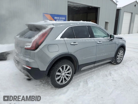 2023 Cadillac XT4 AWD Premium Luxury with VIN 1GYFZDR42PF215961, listed as a Copart auction lot 88672825 with 17,273 mi miles and Salvage Title. Bid and sale history available at carsss.com. Image 3.
