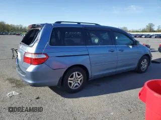2006 Honda Odyssey EX-L with VIN 5FNRL387X6B032224, listed as a Copart auction lot 54704905 with 190,440 mi miles and Salvage Title. Bid and sale history available at carsss.com. Image 3.