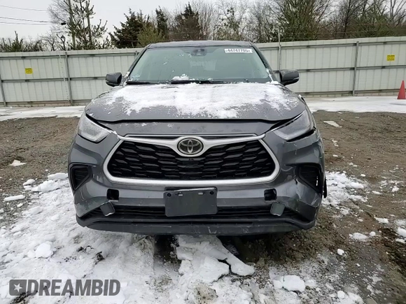 2021 Toyota Highlander L with VIN 5TDCZRBH3MS069679, listed as a Copart auction lot 44747705 with 12,060 mi miles and Salvage title. Bid and sale history available at DreamBid. Image 11.
