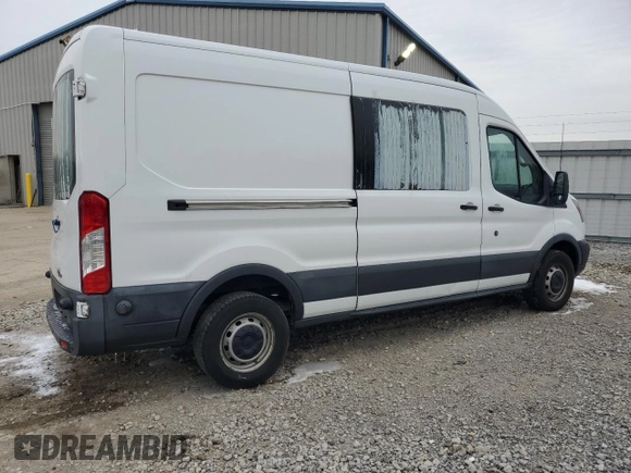 2015 Ford Transit Cargo with VIN 1FTNE2CM8FKA15795, listed as a Copart auction lot 45586105 with 262,225 mi miles and Clean title. Bid and sale history available at DreamBid. Image 3.