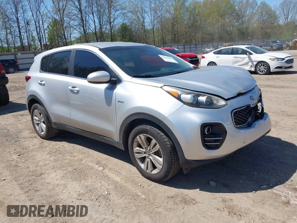 2017 Kia Sportage LX with VIN KNDPMCAC6H7292821, listed as a IAAI auction lot 41986248 with 67,772 mi miles and . Bid and sale history available at carsss.com. Image 1.
