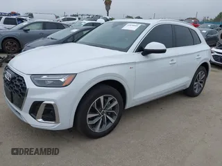 2023 Audi Q5 S line Premium with VIN WA1GAAFY9P2135453, listed as a IAAI auction lot 42030044 with 27,690 mi miles and . Bid and sale history available at DreamBid. Image 18.