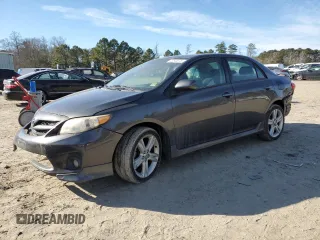 2013 Toyota Corolla L with VIN 2T1BU4EE4DC061081, listed as a Copart auction lot 42545375 with 162,890 mi miles and Salvage Title. Bid and sale history available at carsss.com. Image 1.